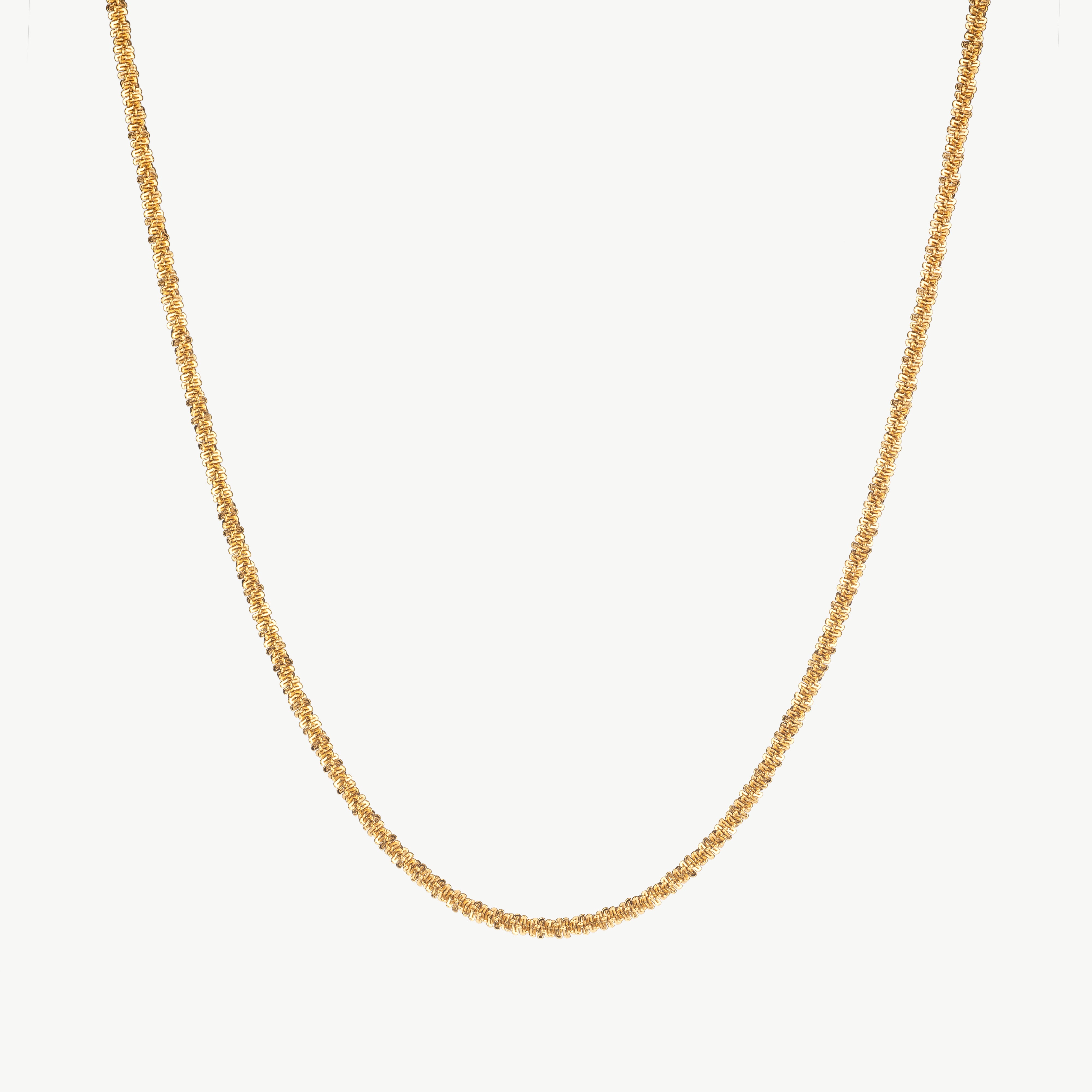 box chain necklace in gold with square links, gold box chain necklace womens style with polished finish and minimal chain style
