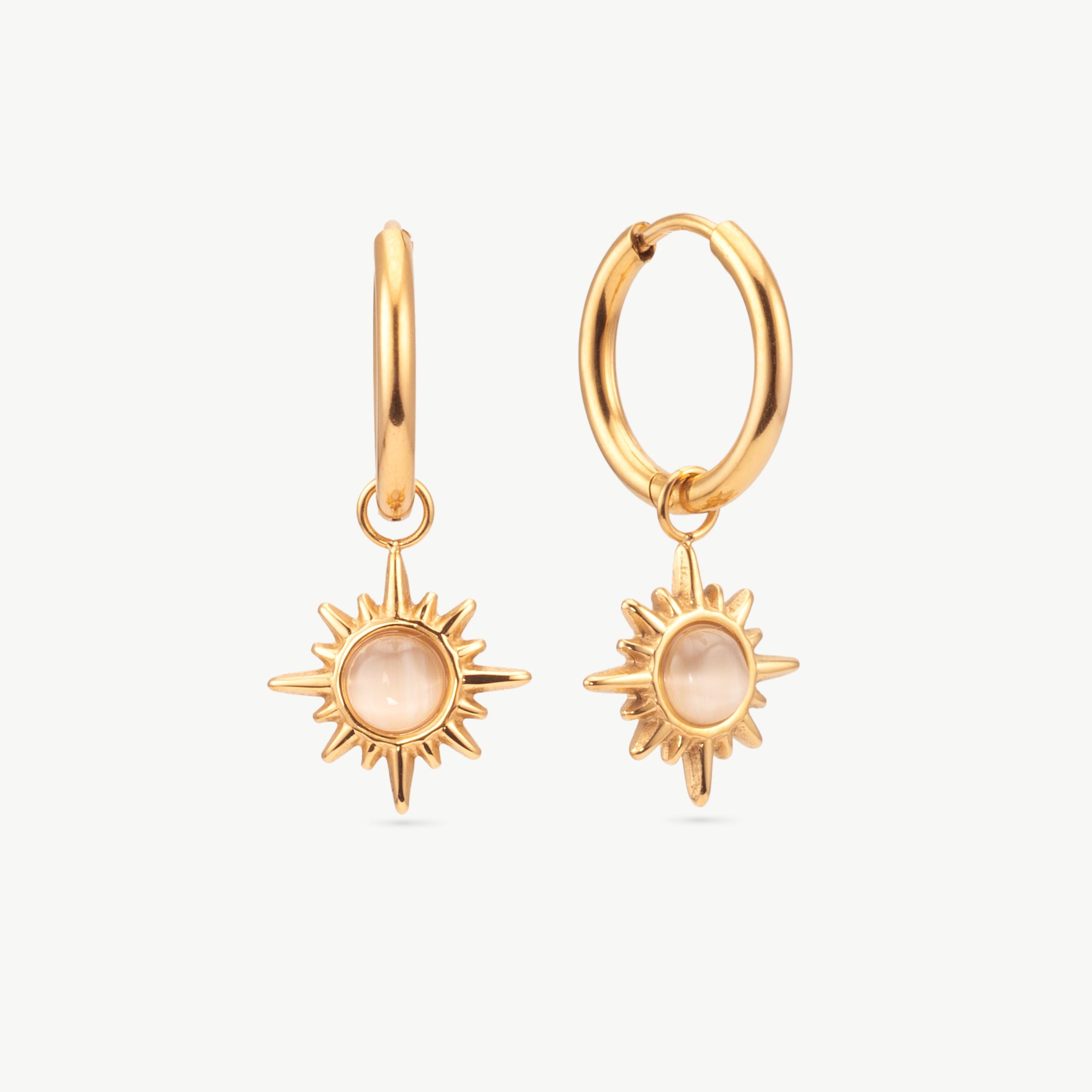 celestial drop earrings gold star drop earrings with delicate dangle design creating elegant star dangling earrings look