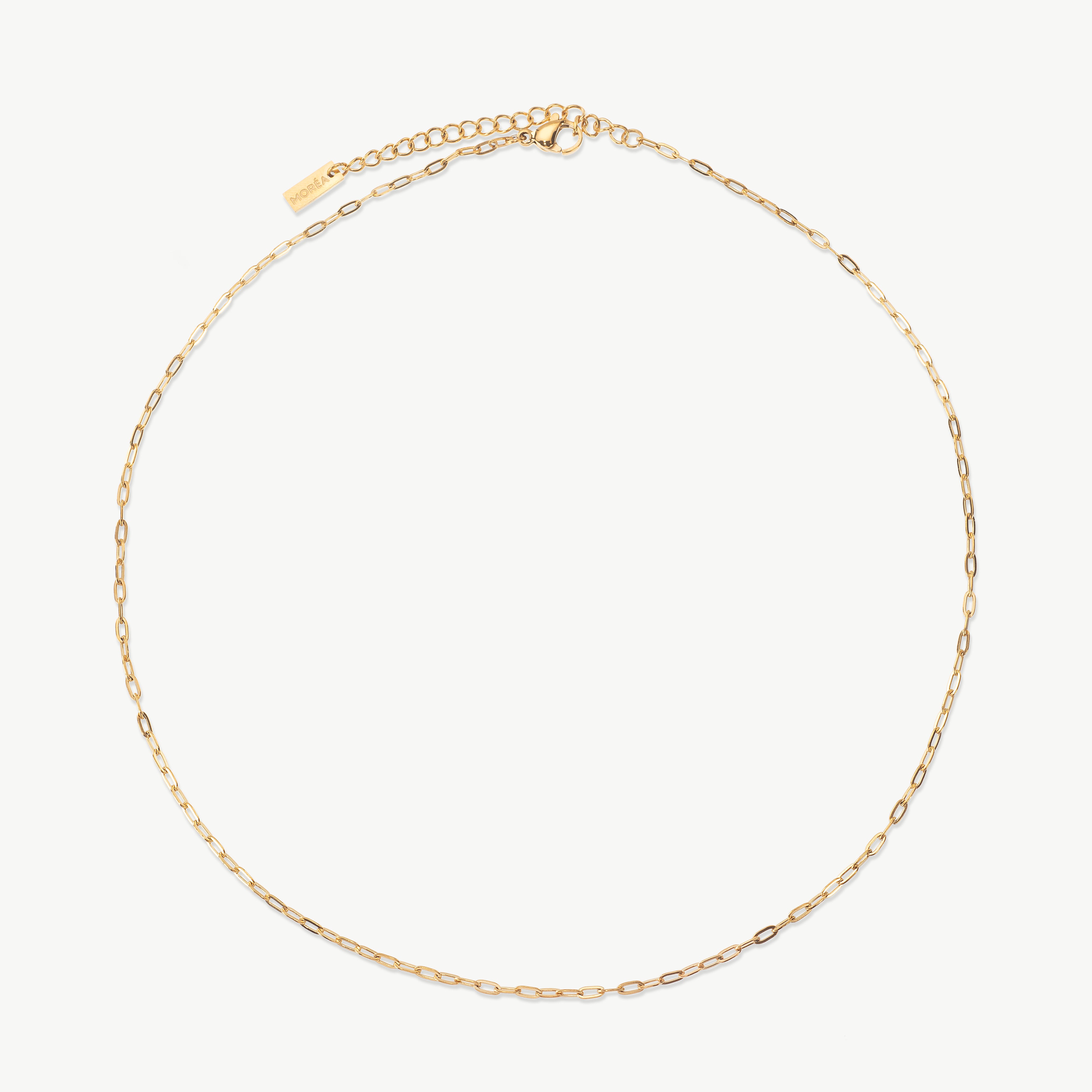 dainty paperclip necklace gold paperclip chain necklace womens with delicate links creating a modern layered gold paperclip necklace look