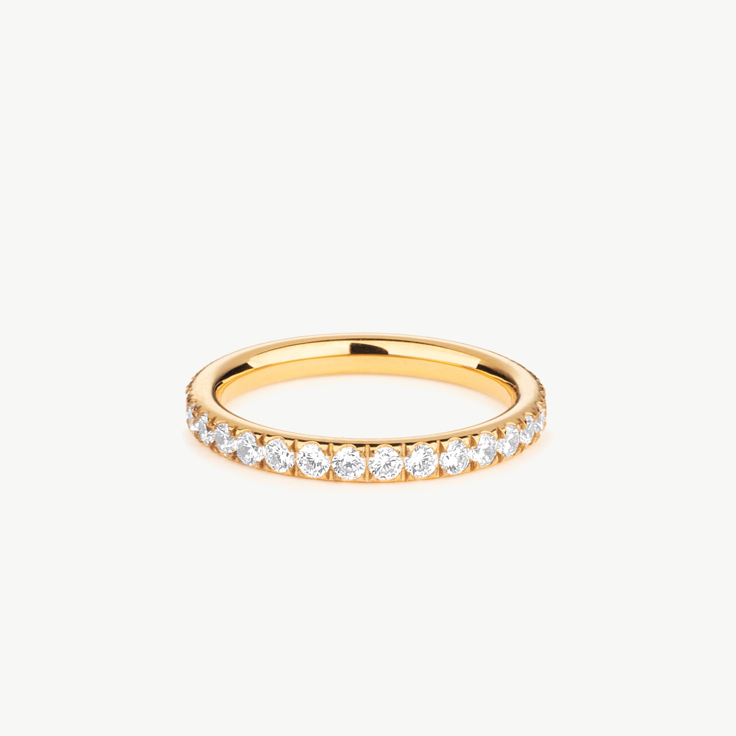 eternity ring gold eternity ring cubic zirconia eternity band french pave eternity ring cz band ring gold pave ring