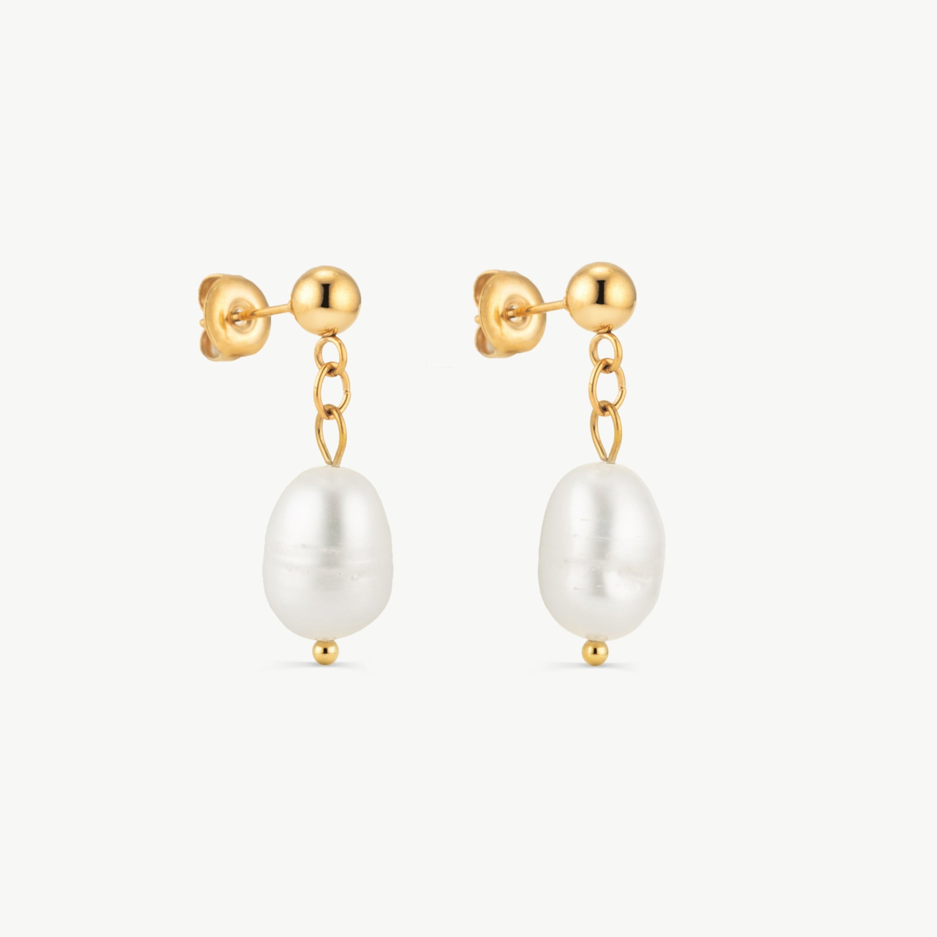 freshwater pearl drop earrings gold pearl wedding earrings pearl bridal earrings bridesmaid pearl earrings gold pearl drops classic pearl drop earrings