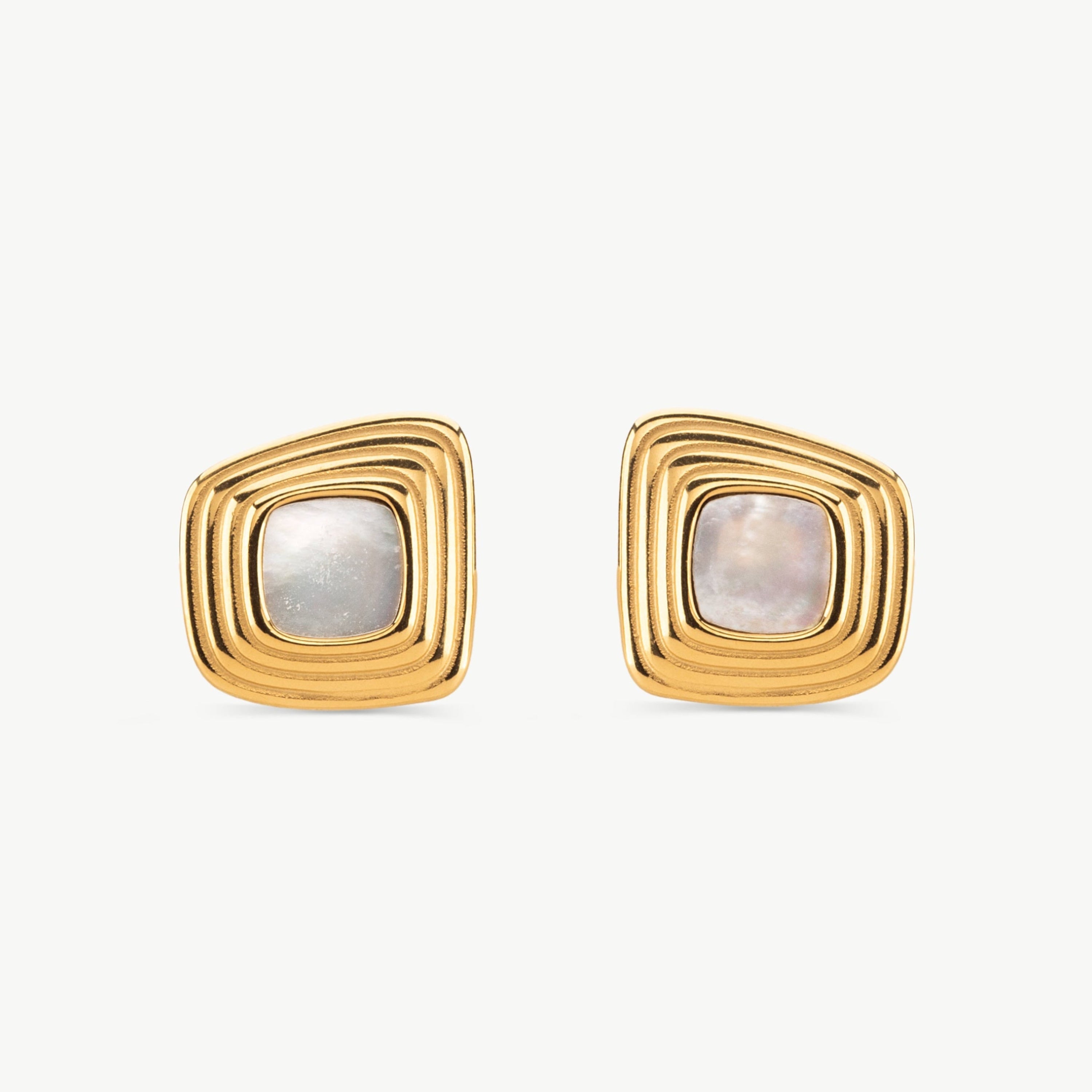 mother of pearl earrings square mother of pearl earrings gold square shell earrings vintage square stud earrings