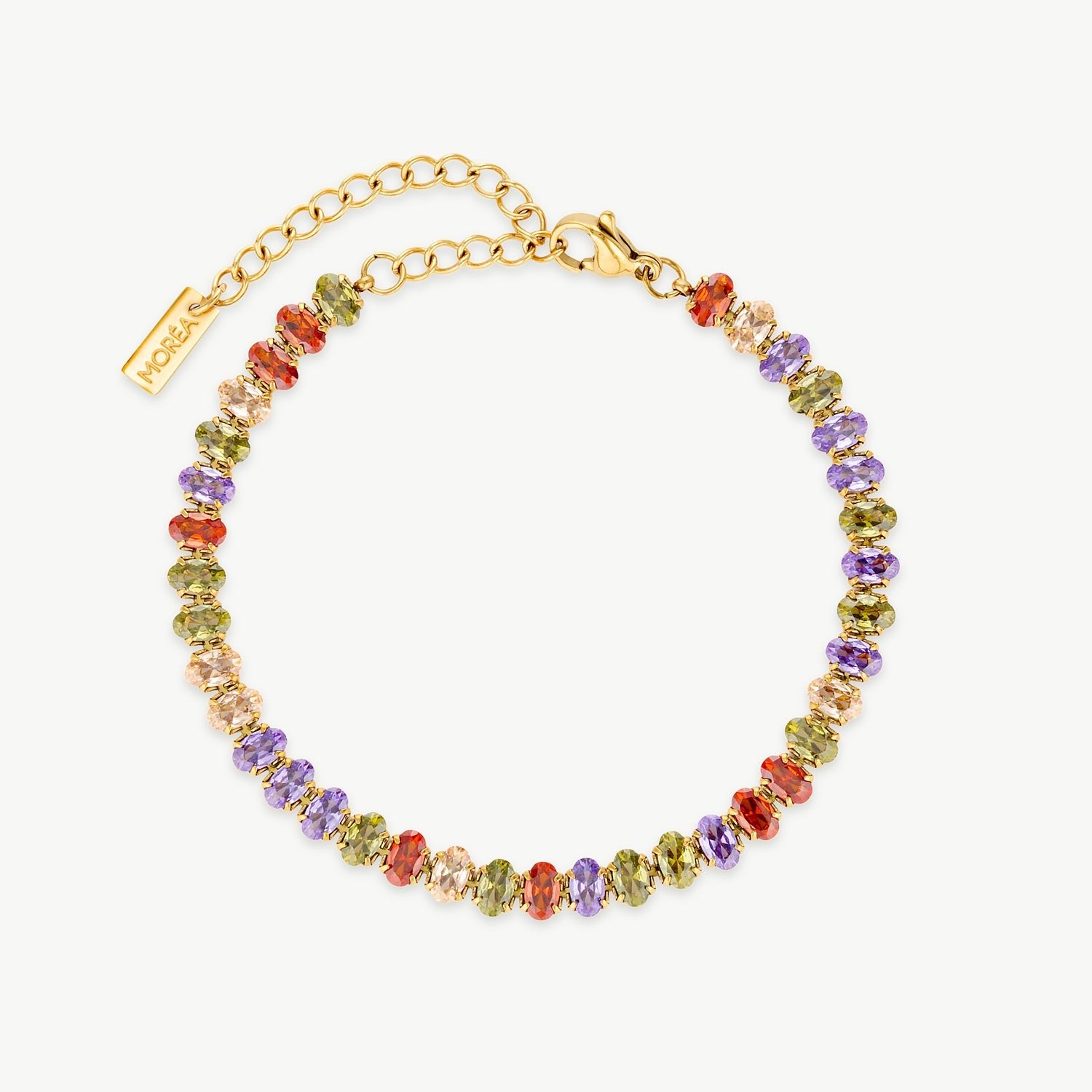 Multi Colored Crystal Bracelet