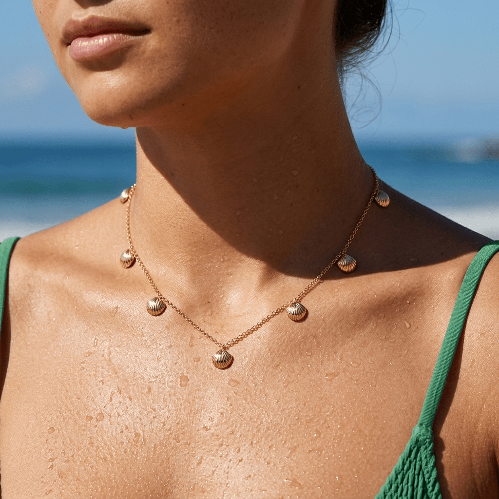 Seashell Charm Necklace