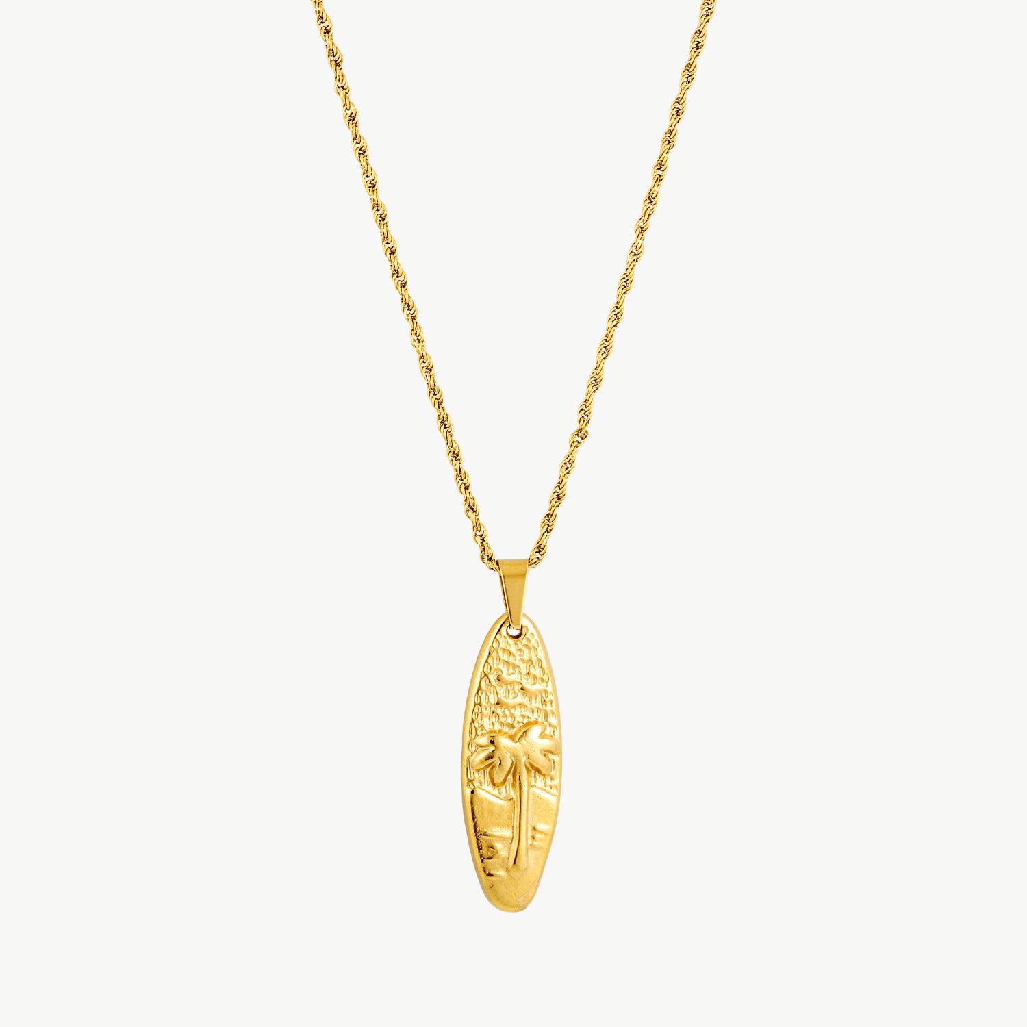 Surfboard Necklace | Gold Surfboard Necklace | Morea