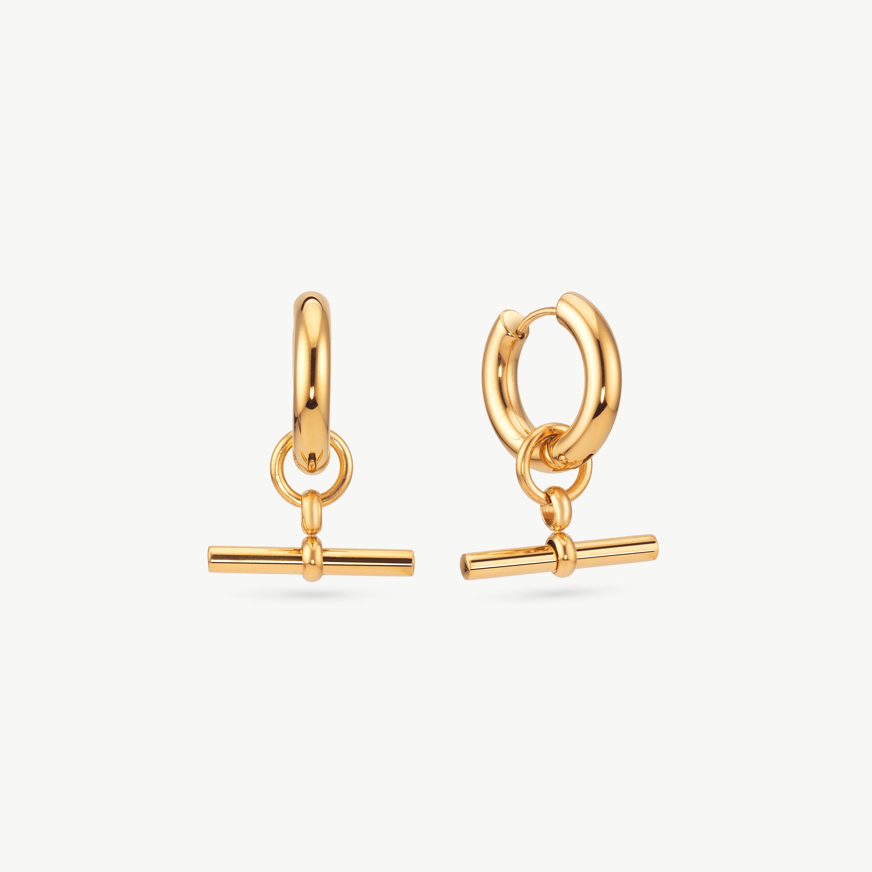 t-bar hoop earrings gold t bar hoop earrings with sleek bar detail creating modern minimalist t bar earrings look