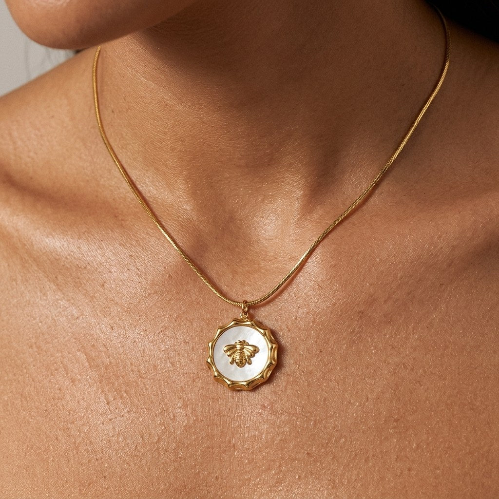 Bee Pendant Necklace
