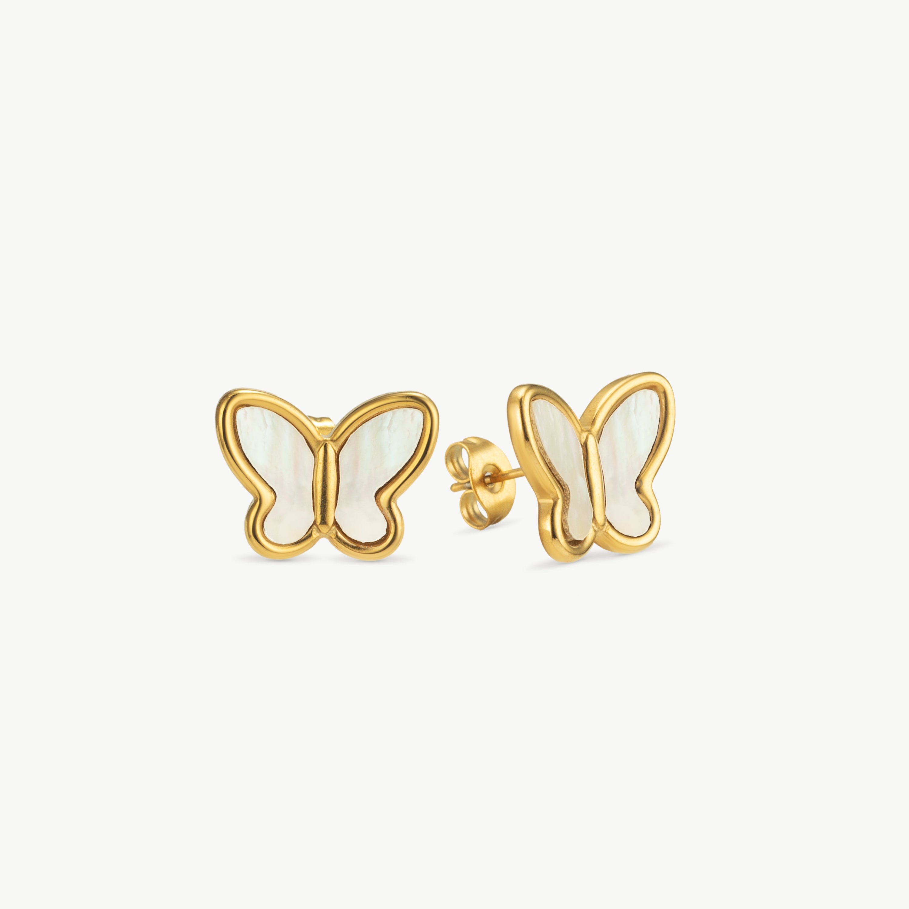 butterfly stud earrings butterfly earrings studs gold mother of pearl butterfly earrings gold butterfly stud earrings women elegant butterfly jewelry