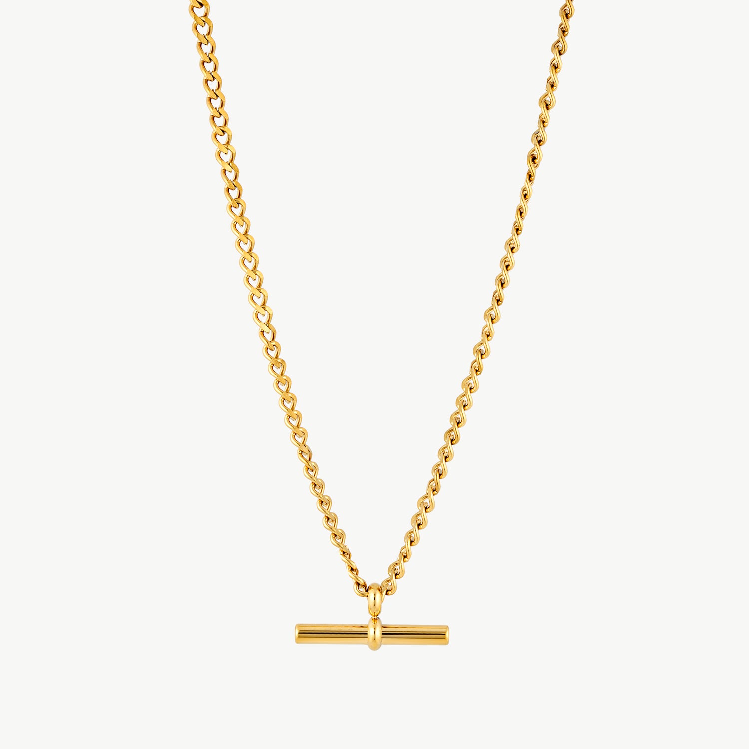 t bar necklace with a polished gold t bar pendant necklace