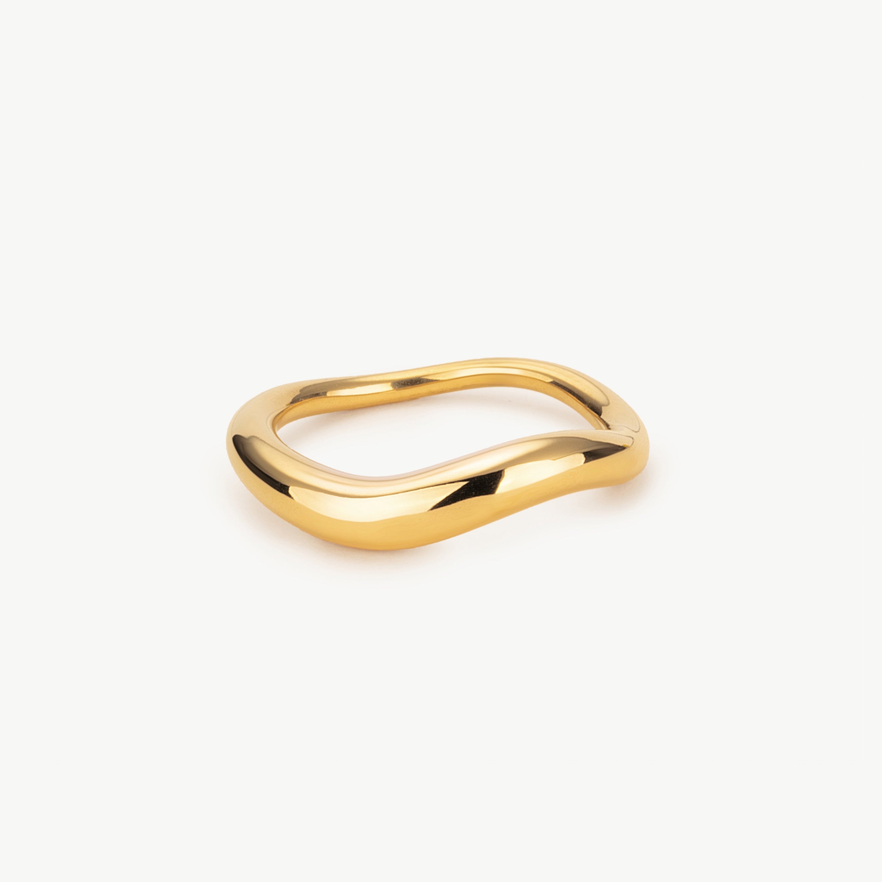 wave ring gold wave ring ocean wave ring gold wavy ring band 18k gold plated wave ring stacking wave ring