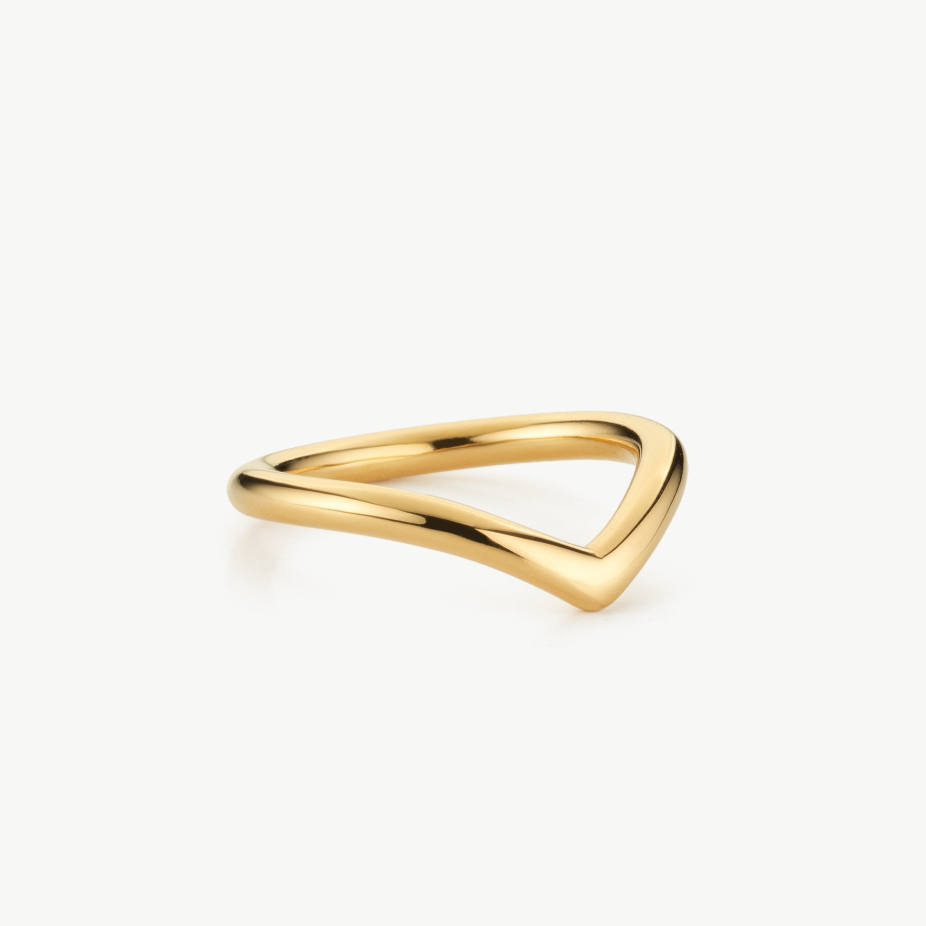 wishbone ring gold wishbone ring v shaped gold ring stackable wishbone rings 18k gold plated wishbone ring waterproof gold wishbone ring